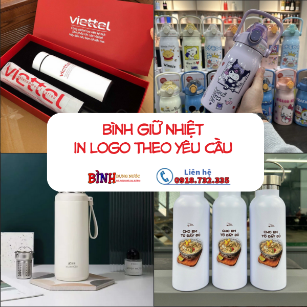 bình giữ nhiệt in logo theo yêu cầu